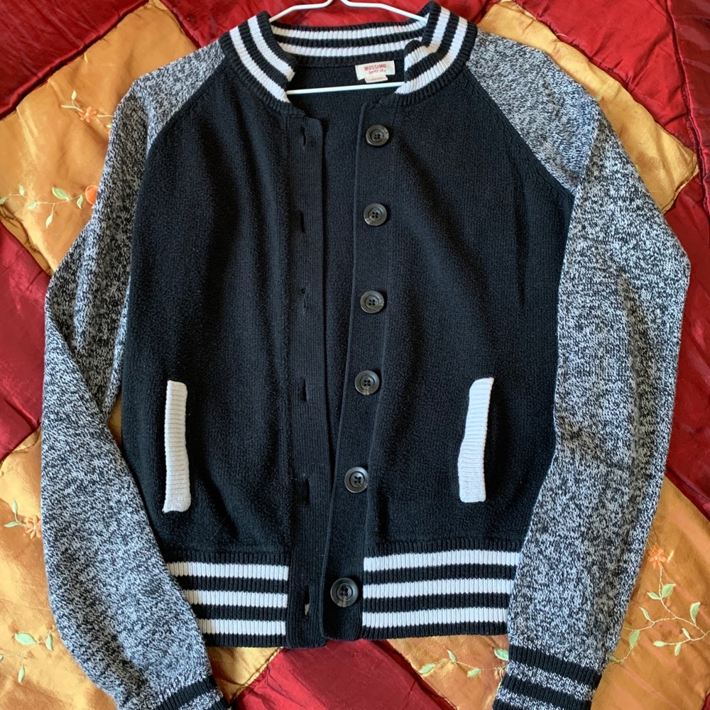 Varsity jacket style  Grey/Black